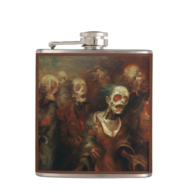 Petaca Halloween - Zombies 1 (Anverso)