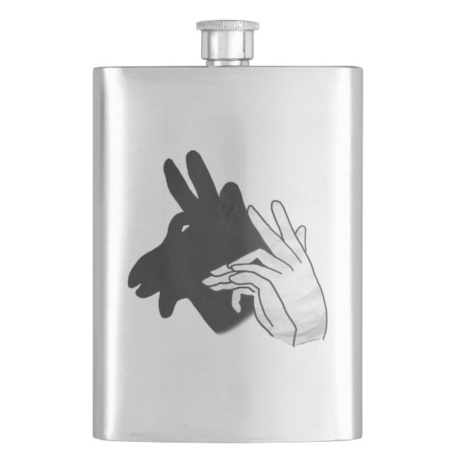 Petaca Hand Silhouette Billy Goat (Anverso)
