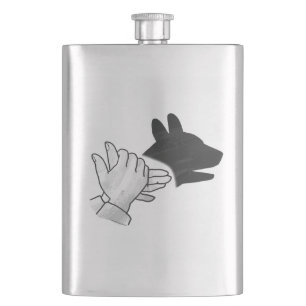 Petaca Hand Silhouette Dog