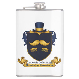 Petaca Handlebar Moustache Gentleman's Flask
