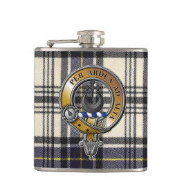 Petaca Hannay Tartan & Badge