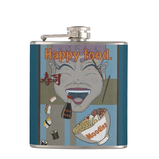 Petaca Happy food (Anverso)