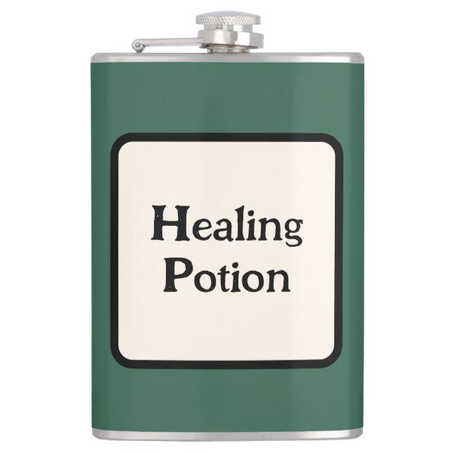 Petaca Healing Potion Vinyl Wrapped Flask (Anverso)