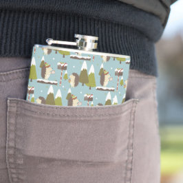 Petaca Hedgehog y Navidades blancos