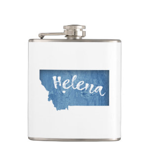 Petaca Helena Montana Wood Grain