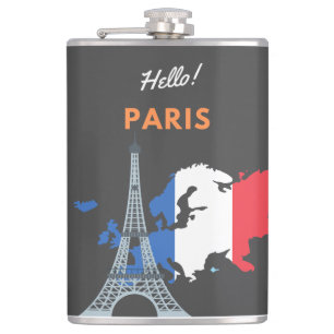 Petaca Hello Paris Flask