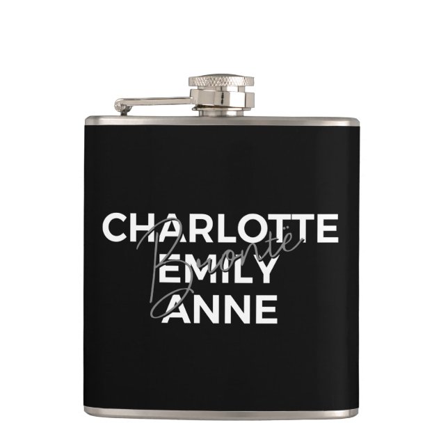 Petaca Hermanas Brontë II - Charlotte & Emily & Anne (Anverso)