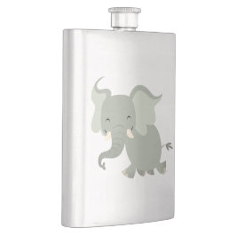 Petaca Hermosa Botella Clásica de Elefante de Dibujos Ani