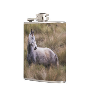Petaca Hermoso caballo de color gris