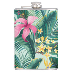 Petaca Hibiscus tropical: Patrón floral sin foco