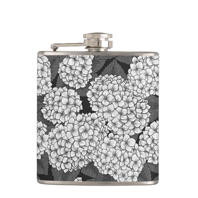 Petaca Hidrangea blanca (Anverso)