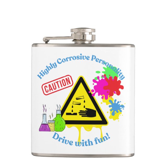 Petaca Highly Corrosive Personality Class 8 ADR Trucker (Anverso)