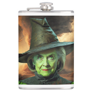 Petaca Hillary Cinton Witch of the United States