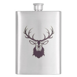 Petaca Hip flask with deer / Flachmann mit Hirsch