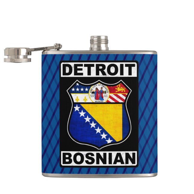 Petaca Hipflask bosnio-estadounidense (Abierto)
