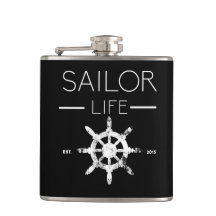 Hipflask de la vida del marinero