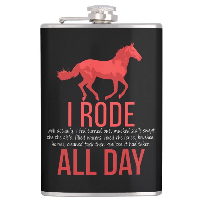 Petaca Hípica - Regalo de equitación (Anverso)