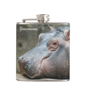Petaca Hippopótamo personalizado