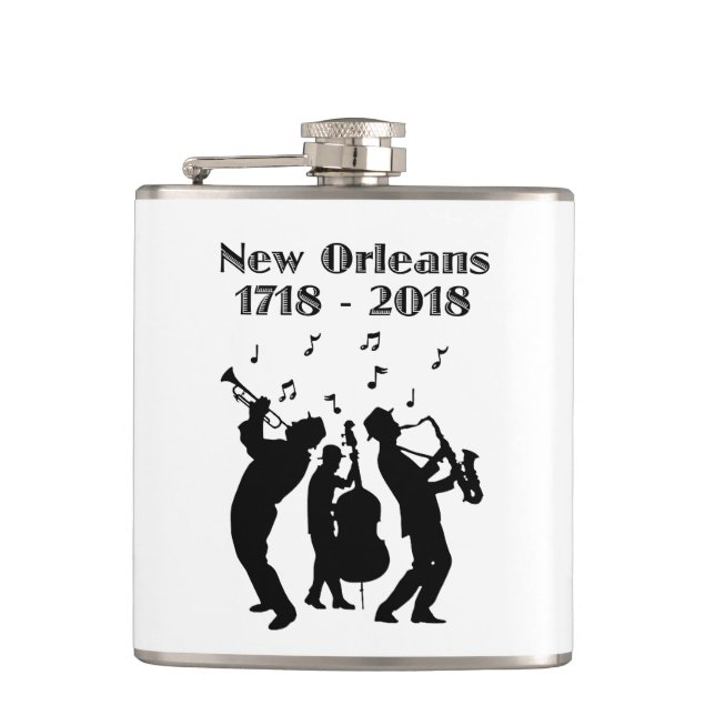 Petaca Histórico Tricentenario de Nueva Orleans (Anverso)