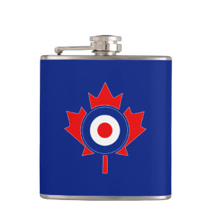 Petaca Hoja de arce canadiense Roundel Mod