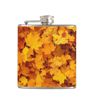 Petaca Hoja de oro del otoño
