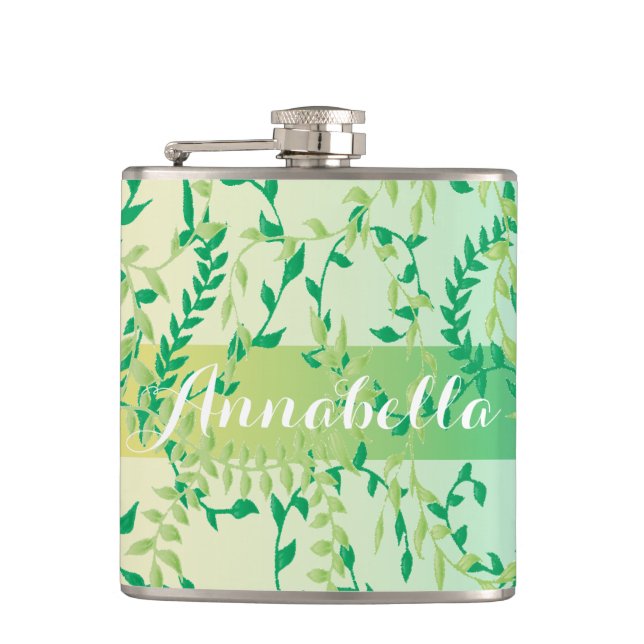 Petaca Hojas de baile (Anverso)