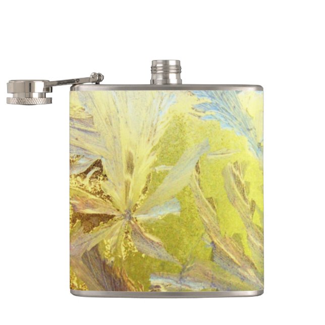 Petaca Hojas de hielo azules (Abierto)