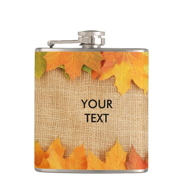 Petaca Hojas de otoño (Anverso)