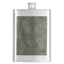 Hojas de palma y Naranjas