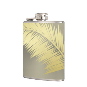 Petaca Hojas doradas de palma tropical