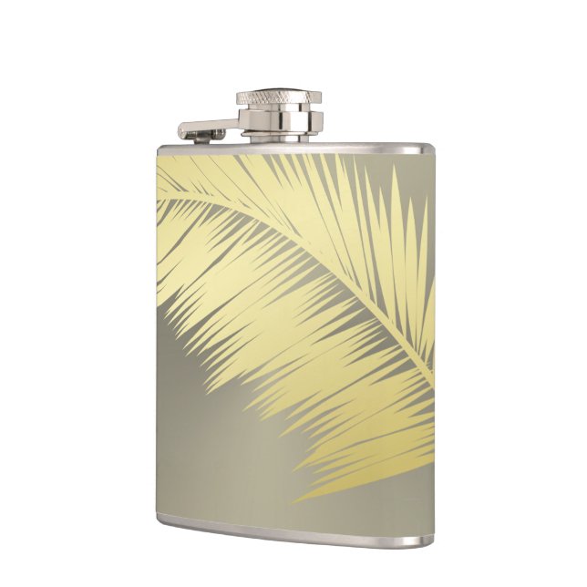 Petaca Hojas doradas de palma tropical (Izquierda)