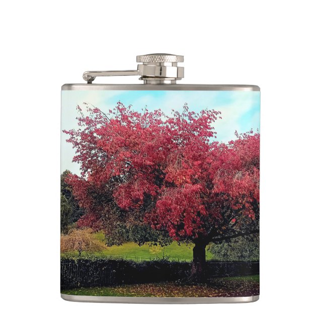 Petaca Hojas rojas (Anverso)