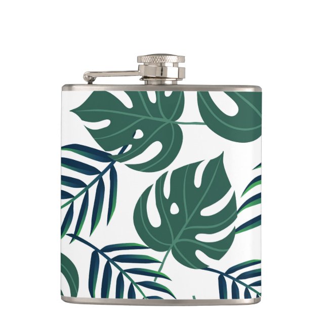 Petaca Hojas tropicales (Anverso)