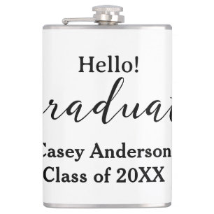 Petaca Hola clase de graduados de 20XX nombre felicitacio