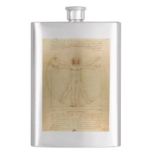 Petaca Hombre de Vitruvio de Leonardo Da Vinci