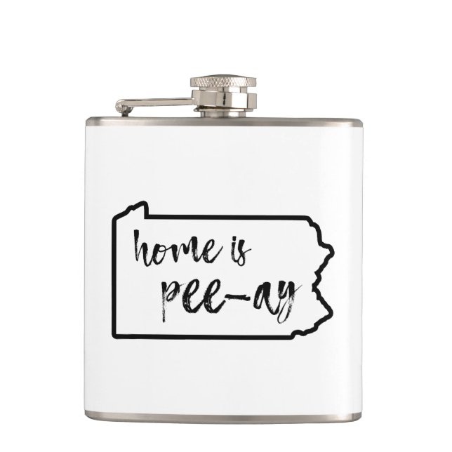 Petaca Home Is Pee-Ay Pennsylvania (Anverso)