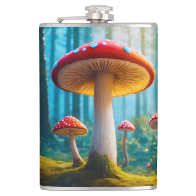 Petaca hongo mellow Vinyl Wrapl Flask (Anverso)