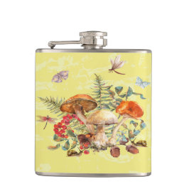 Petaca Hongos, libélulas, polillas y caracoles