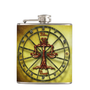 Petaca Horóscopo del diseño de la astrología del zodiaco