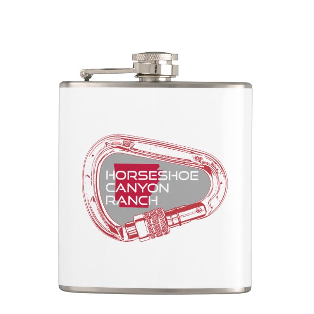 Petaca Horseshoe Canyon Ranch Arkansas Climber Carabiner (Anverso)