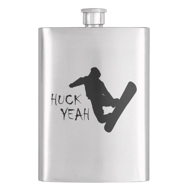Petaca Huck Yeah (Esquí) (Anverso)