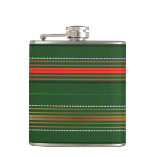 PETACA HUELGAS DE NAVIDADES BLANCOS VERDES ROJOS