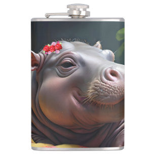 Petaca "Huggles de la mañana: El bebé Hippo se despierta 