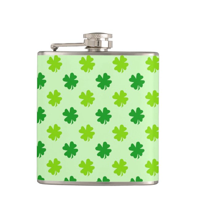 Petaca Humor irlandés para beber booze Whiskey Samrock ve (Anverso)