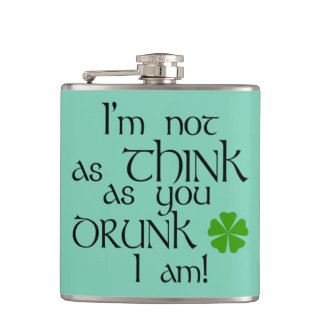 Petaca Humor seco-Shamrock verde