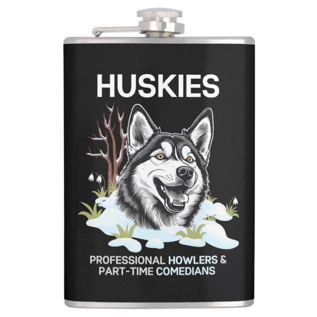 Petaca Huskies: Amoradores profesionales y comediante a t (Anverso)