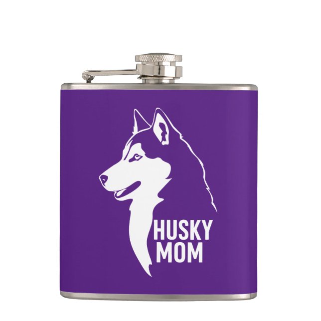 Petaca Husky Mom (Anverso)