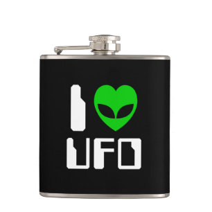 Petaca I Alien Heart UFO