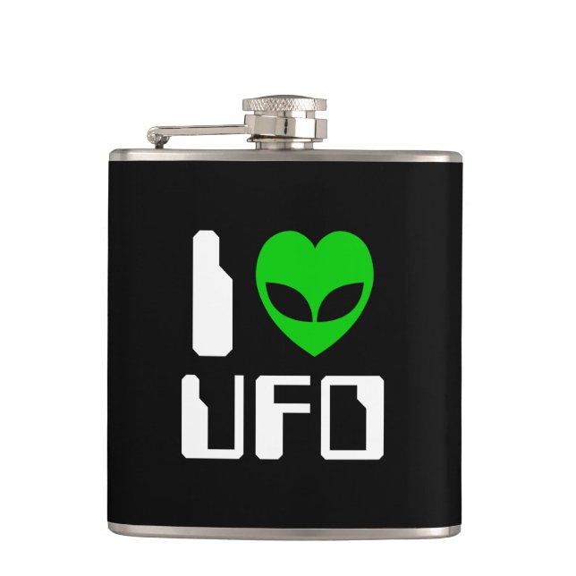 Petaca I Alien Heart UFO (Anverso)