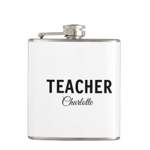 Petaca I am teacher school Collegeadd your name text simp